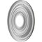 Ekena Millwork Cole PVC Medallion (Canopies up to 4 1/4"), 13"OD x 3 1/2"ID x 3/4"P, Satin Hunt Club Green CMP13COGHC - alternate 3